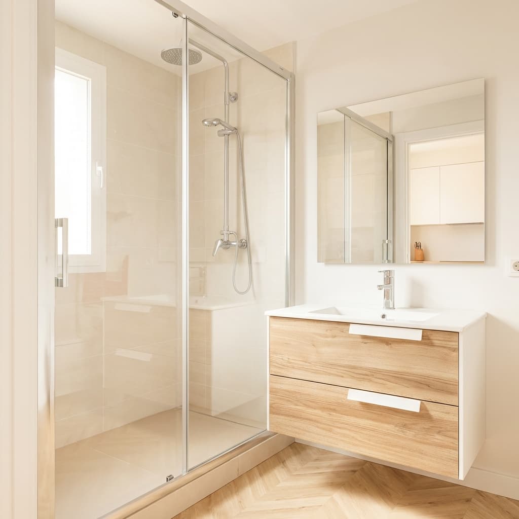 Baño moderno y funcional
