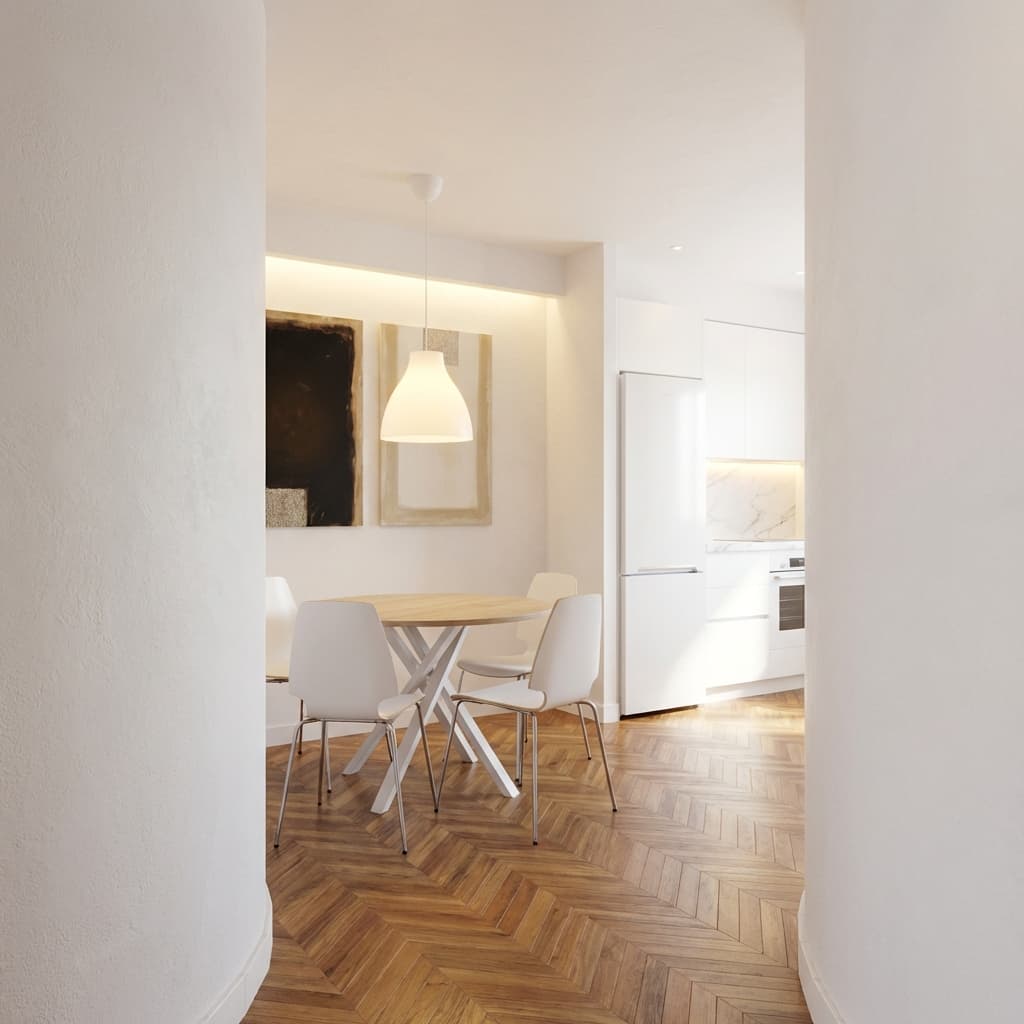 Cocina y comedor modernos